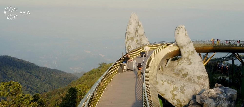 Cầu Vàng Đà Nẵng xuất hiện trong lễ hội âm nhạc trực tuyến châu Á