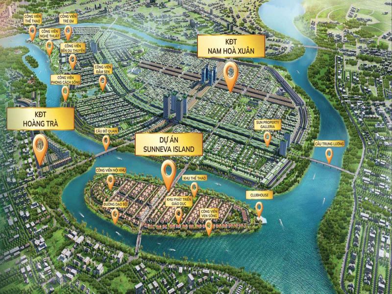 Sun Riverpolis – dự án đất nền cao cấp của Sun Group tại khu đô thị Nam Hòa Xuân Đà Nẵng